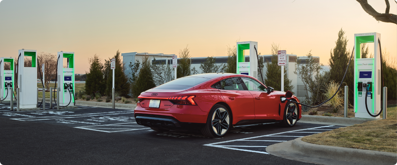 Audi fast shop charging stations